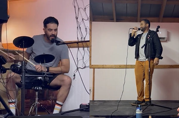 Abel and Daniel creating DasDuo